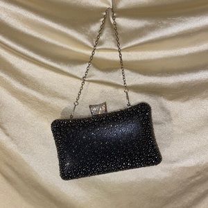 Rhinestone Studded Clutch
